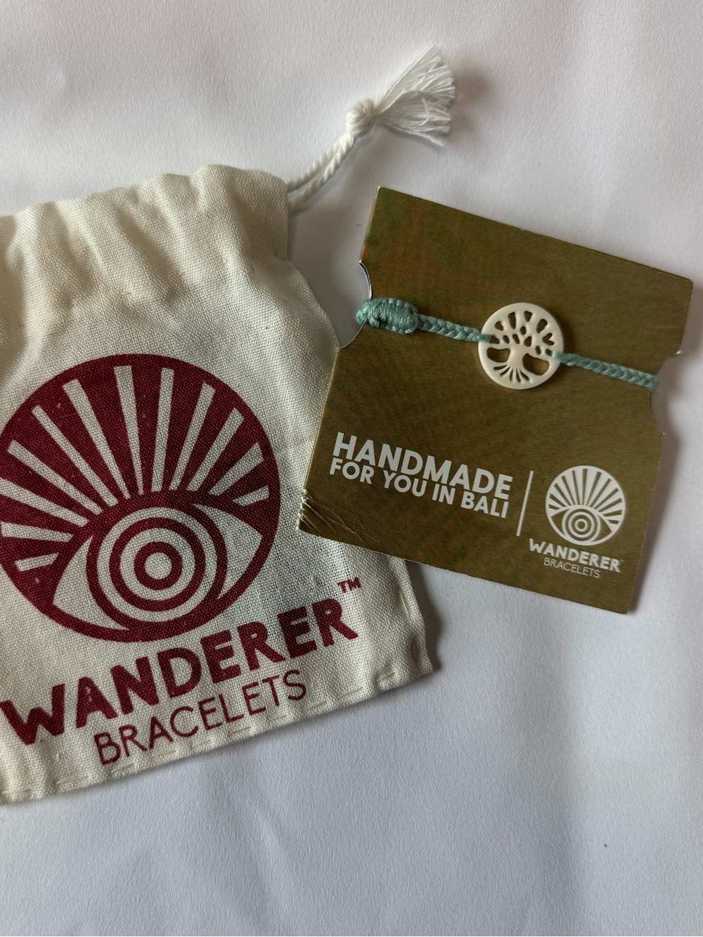 Wanderer Bracelet Tree of Life Turquoise Button Back